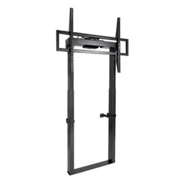 TooQ Soporte Motorizado para TV FSM01-B, Suelo/Pared 55-100", hasta 120kg, VESA 800x600mm, Control Remoto, Ajuste Altura 1015-1765mm